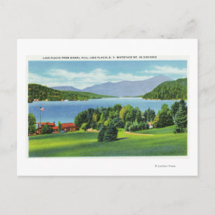 The Lake Whiteface Mt in Distance Postcard
