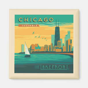 The Lakefront Chicago, Illinois Magnet