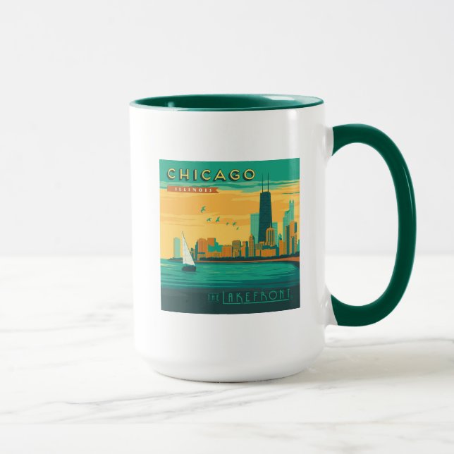 The Lakefront | Chicago, Illinois Mug (Right)