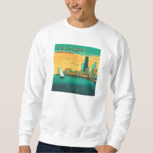 The Lakefront   Chicago, Illinois Sweatshirt