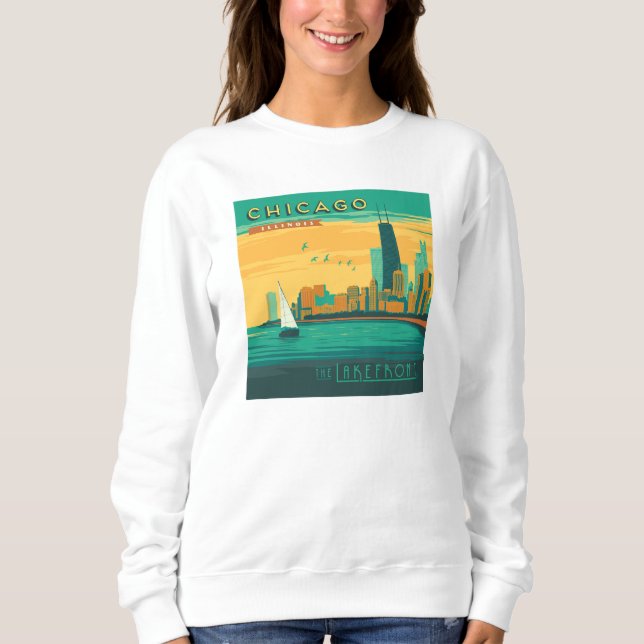 The Lakefront | Chicago, Illinois Sweatshirt (Front)