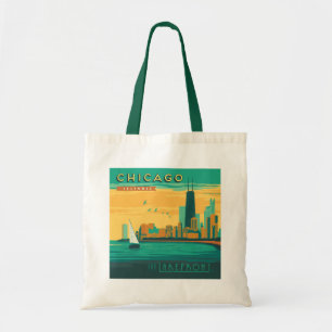 The Lakefront Chicago, Illinois Tote Bag