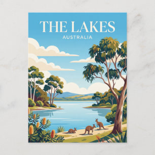 The Lakes National Park Australia Postcard