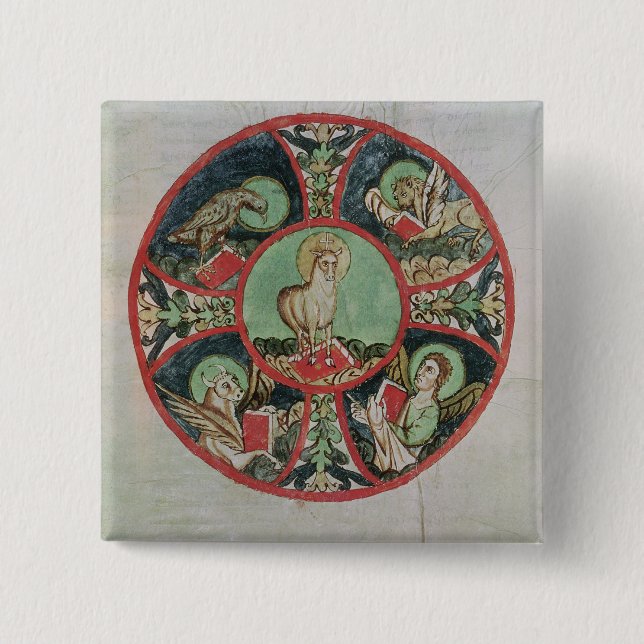 The Lamb of God 15 Cm Square Badge (Front)