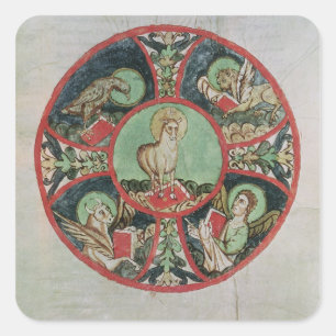 The Lamb of God Square Sticker