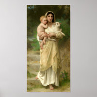 The Lambs by William Bouguereau