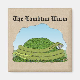The Lambton Worm Magnet