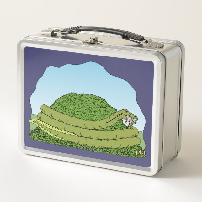 The Lambton Worm Metal Lunch Box (Front)