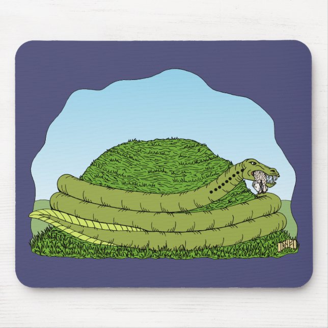 The Lambton Worm Mouse Mat (Front)