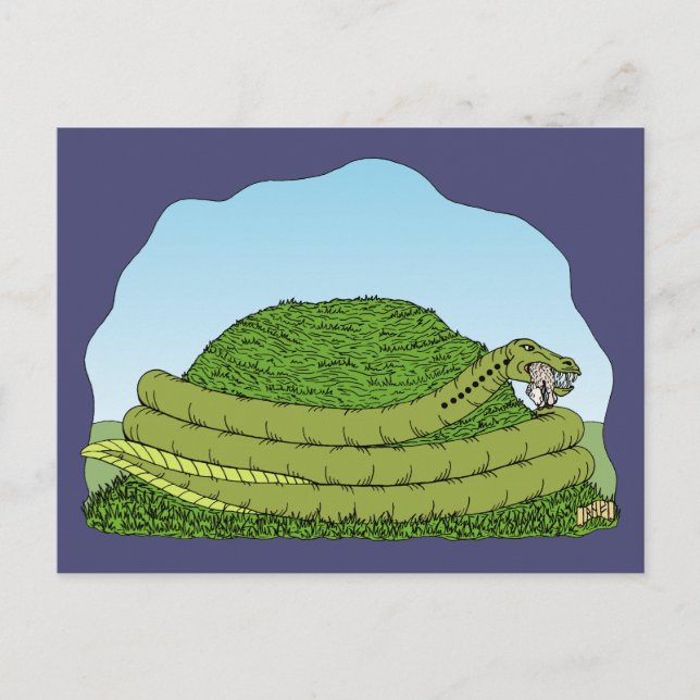 The Lambton Worm Postcard (Front)