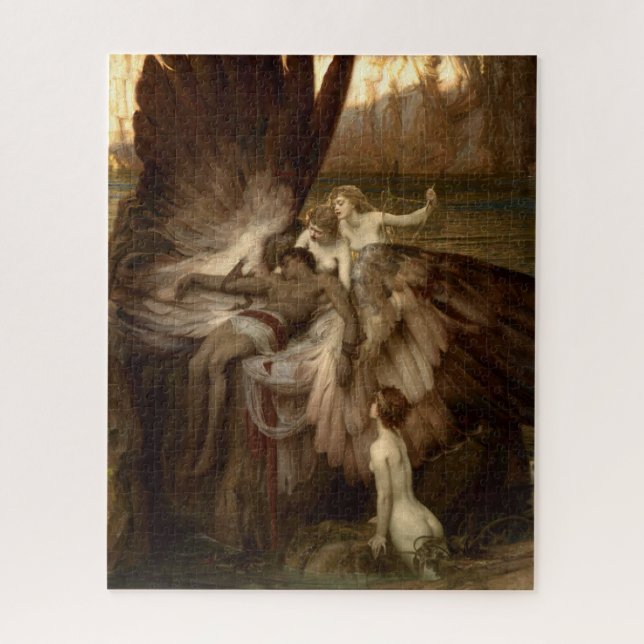 The Lament for Lcarus by Herbert Draper 1898 Jigsaw Puzzle (Vertical)