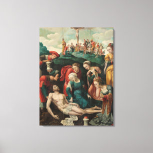 The Lamentation of Christ Canvas Print