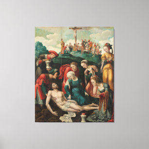 The Lamentation of Christ Canvas Print