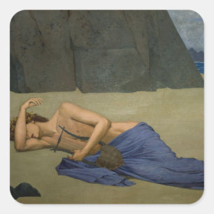 The Lamentation of Orpheus Square Sticker