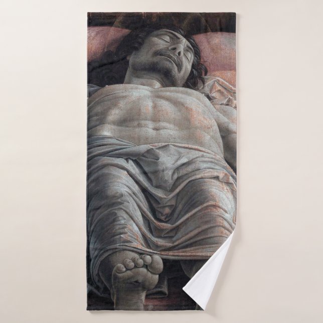 The Lamentation over the Dead Christ, Mantegna Bath Towel (Bath Towel)