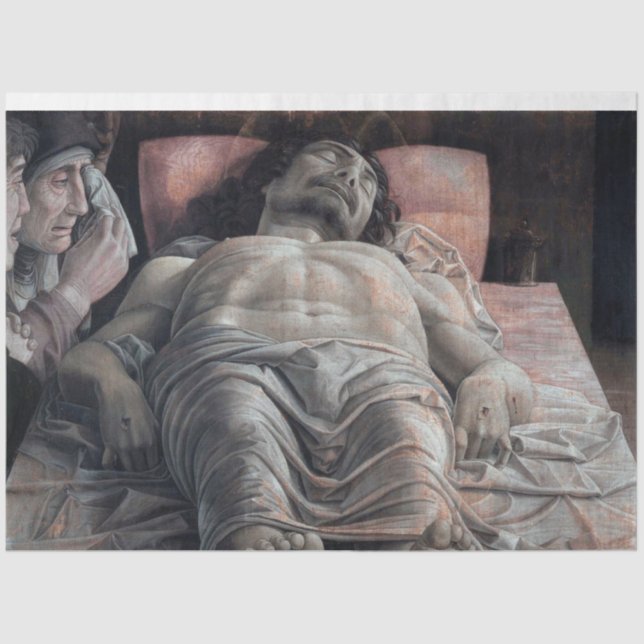 The Lamentation over the Dead Christ, Mantegna Tissue Paper (Front)