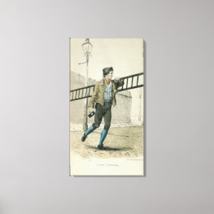 The Lamp Lighter Canvas Print