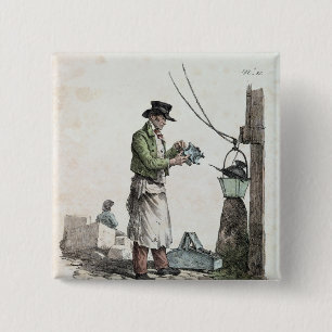 The Lamplighter 15 Cm Square Badge