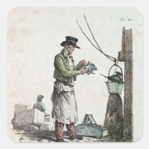 The Lamplighter Square Sticker