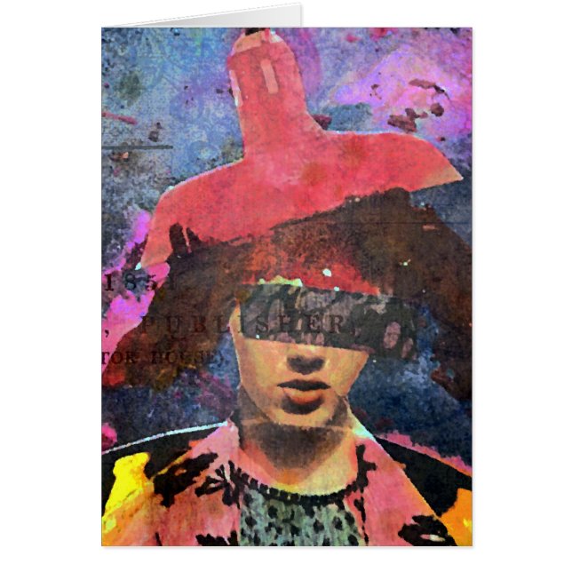 The Lampshade Hat Lady (Front)