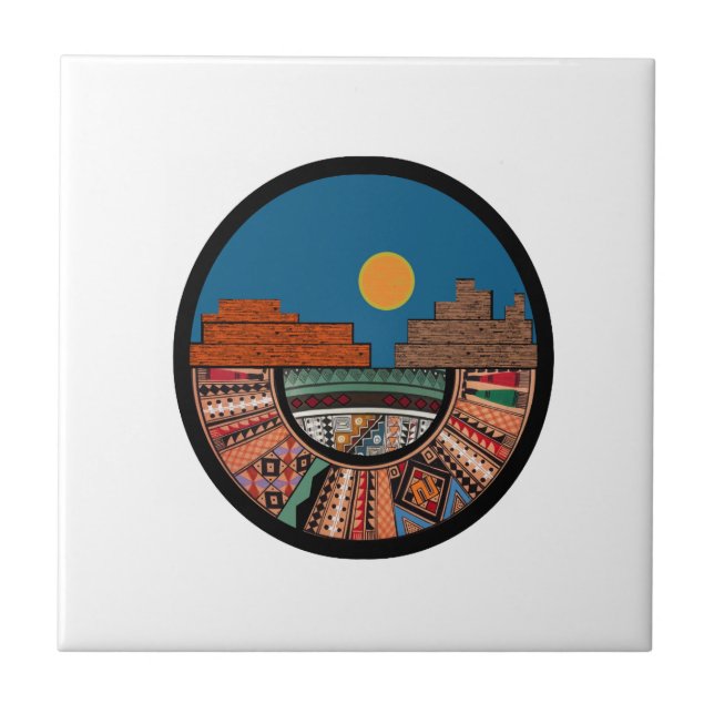 The land  blessed tile (Front)