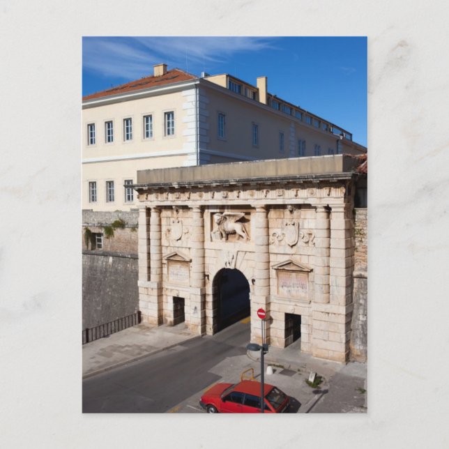 The Land Gate to the Old City of Zadar Postcard (Front)