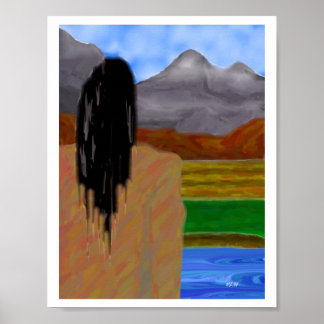 "The Land I'll Never Know" Digital Art Print