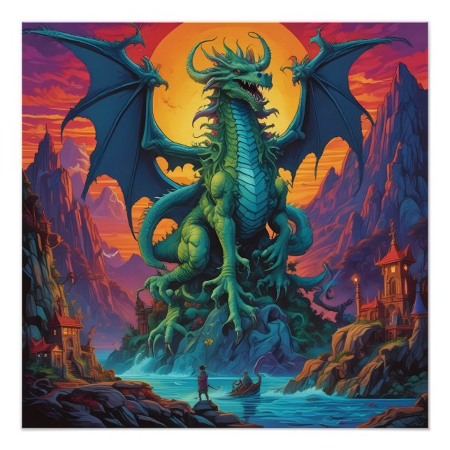 The Land Is the Dragon Poster (Front)