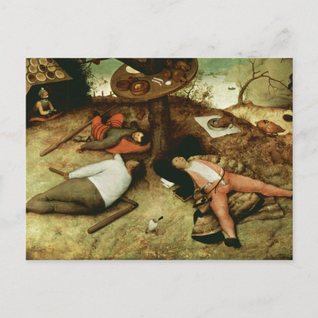 The Land of Cockaigne - 1567 Postcard (Front)