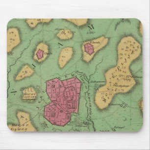 The Land Of Moriah Or Jerusalem Mouse Mat