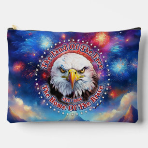 The Land Of The Free Home Brown Eagle Fireworks M Accessory Pouch