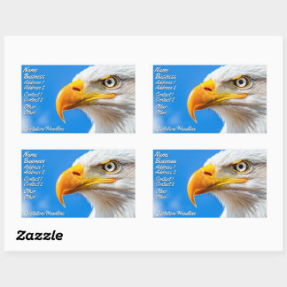 The Land of the Free, Home of the Brave Rectangular Sticker