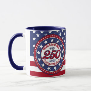 The Land Of The Free The Home Of The Brave USAFlag Mug