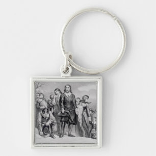 The Landing of the Pilgrims Key Ring