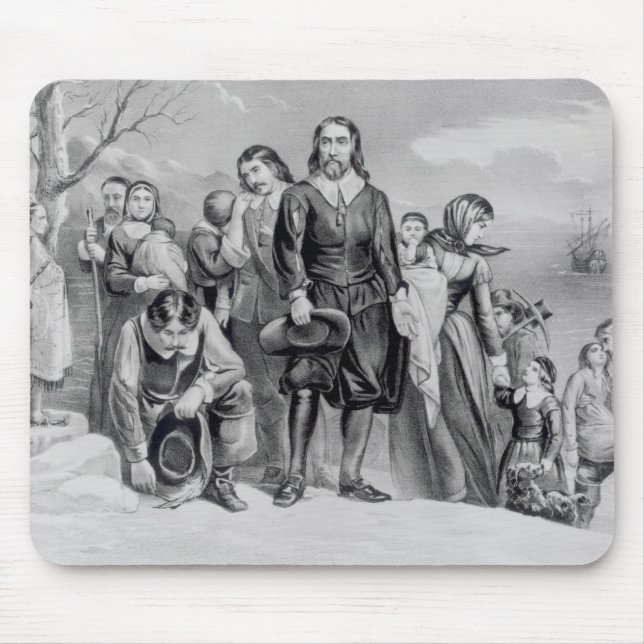 The Landing of the Pilgrims Mouse Mat (Front)