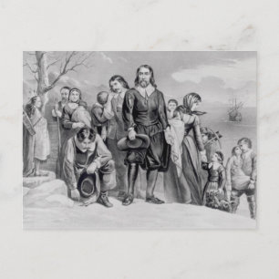 The Landing of the Pilgrims Postcard