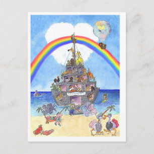 The Landing Party II, Noah's Ark postcard