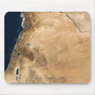 The lands of Israel along the eastern shore Mouse Mat