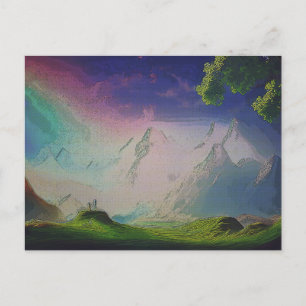 The Landscape Of An Alien World Postcard