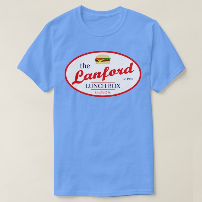 The Lanford Lunch Box T-Shirt (Design Front)