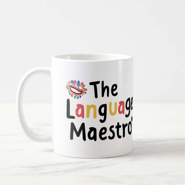 The Language Maestro Coffee Mug (Left)