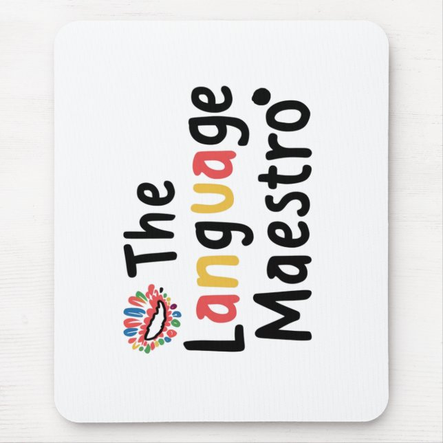 The Language Maestro Mouse Mat (Front)