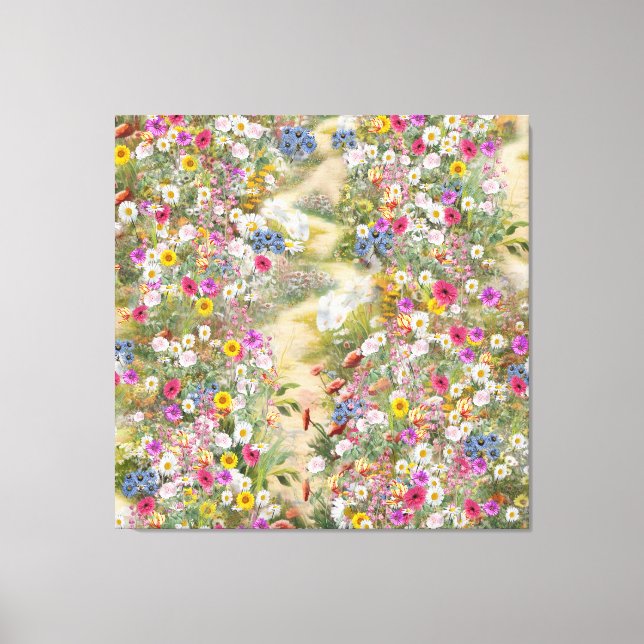 the Language of Flowers Canvas Print (Front)