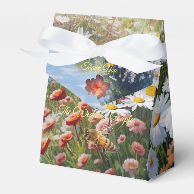 The Language of Flowers Favour Box (Front Side)