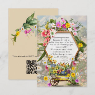 The Language of Flowers RSVP Card