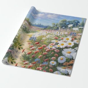 the Language of Flowers Wrapping Paper