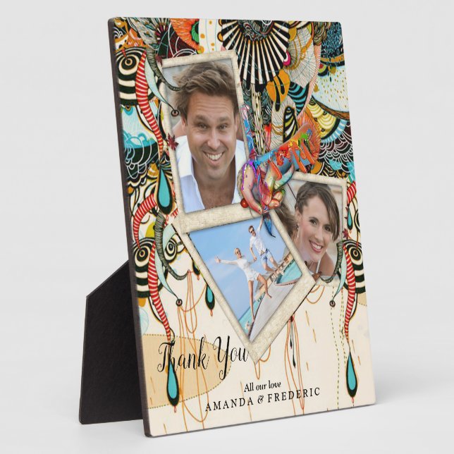 The Language of Light - Doodling Art  Plaque (Side)