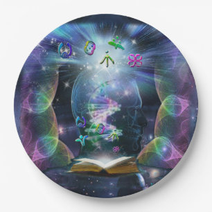 The Language of Light Paper Plate