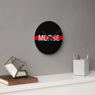 The language of silence – MORSE Round Clock