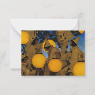 The Lantern Bearers, 1908 by Maxfield Parrish Card